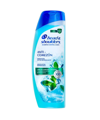 Shampoo Anti-Comezón Extra Refrescante 375 Ml