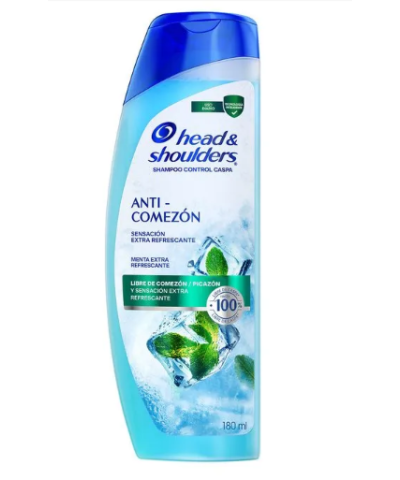 Shampoo Anti-Comezón Extra Refrescante 180 Ml