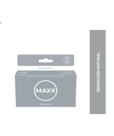 Maxx Preservativos Super Fino X 6