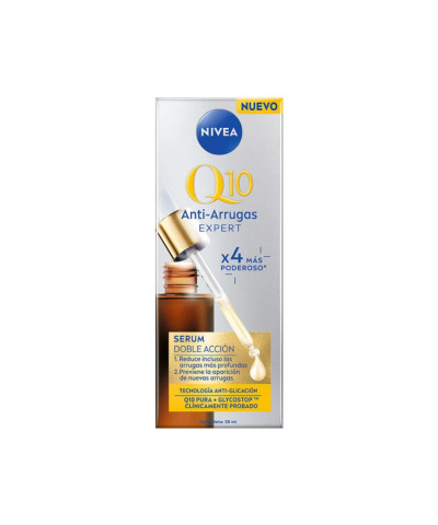 Sérum Facial Doble Acción Nivea Q10 Antiarrugas Expert X 30 Ml