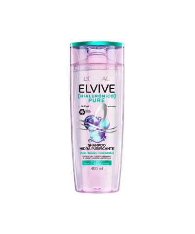 Shampoo Hialurónico Pure Elvive X 400 Ml