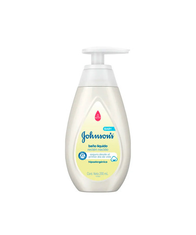 Baño Liquido Johnson Baby Recien Nacido X200ml