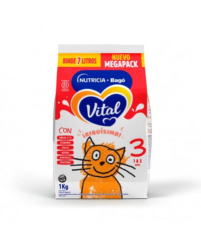 Leche Vital 3 A Partir De Los 12 Meses X 1 Kg.