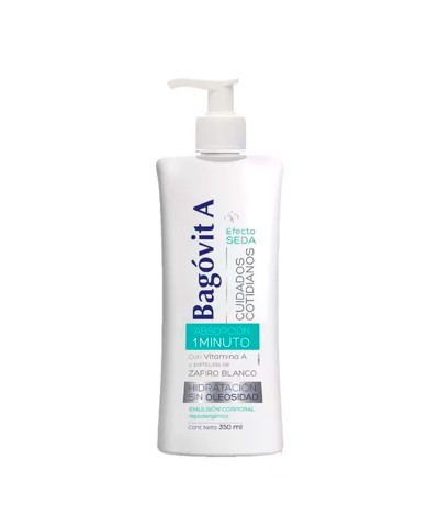 Crema Corporal Bagóvit A Cuidado Cotidiano Seda X 350 Gr