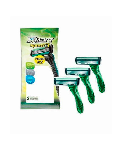 Xmart Speed 3 Men Maquina De Afeitar X 3 Unidades