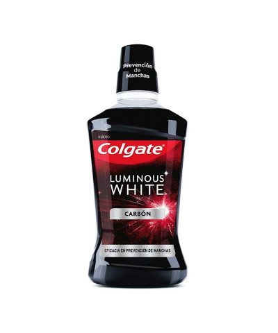 Enjuague Bucal Luminuos Carbón Colgate X500ml