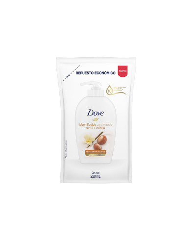 Repuesto Dove Jabón Líquido Corporal Karité Y Vainilla X 220 Ml