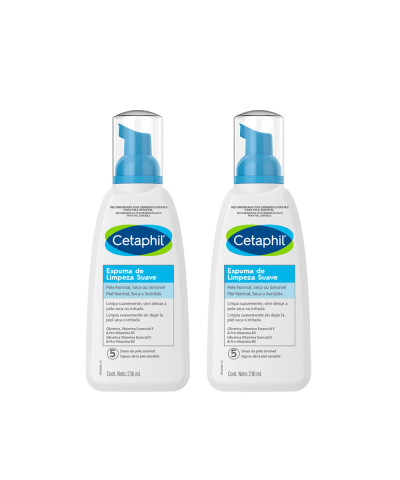 Pack X2 Cetaphil Espuma De Limpieza X 236 Ml