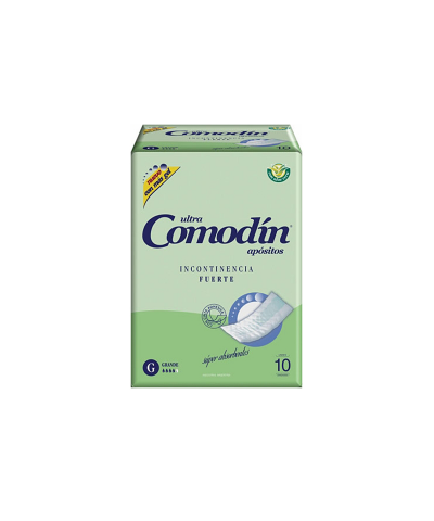 Apósitos Comodín Incontinencia Fuerte Talle Grande X 10 Unid