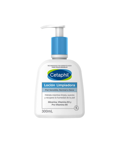 Cetaphil Loción Limpiadora Piel Sensible X300gr