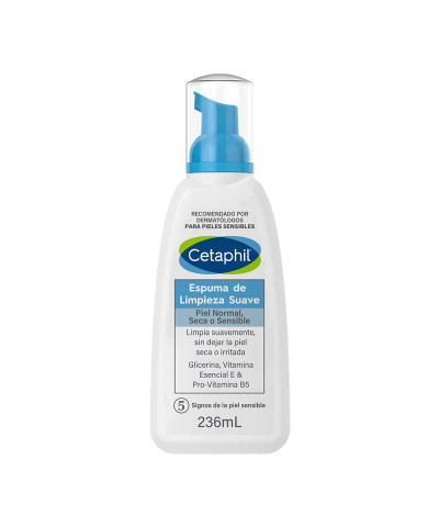 Espuma De Limpieza Cetaphil Suave X 236 Ml
