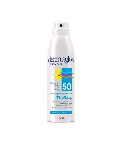 Protector Solar Dermaglós Spray Niños FPS 50+ X 170 Ml