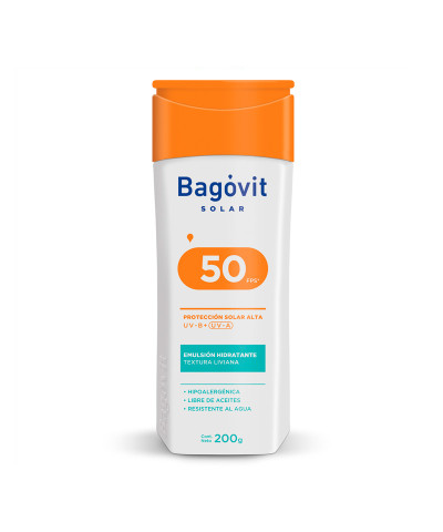 Protector Solar Bagóvit Emulsión FPS 50+ X 200 Ml