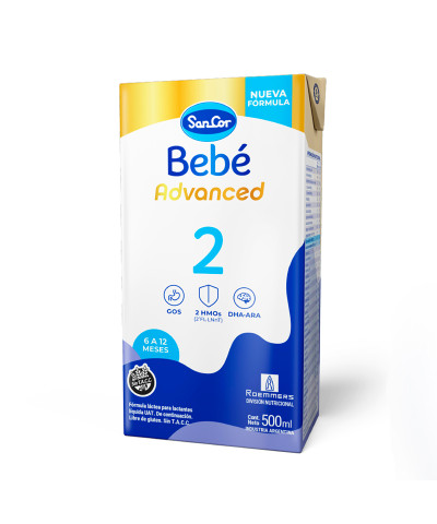 Leche Sancor Bebé 2 Adv Brick 500 Ml