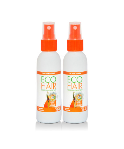Ecohair Locion Recuperación Capilar Pack X 2 Locion Spray X75ML