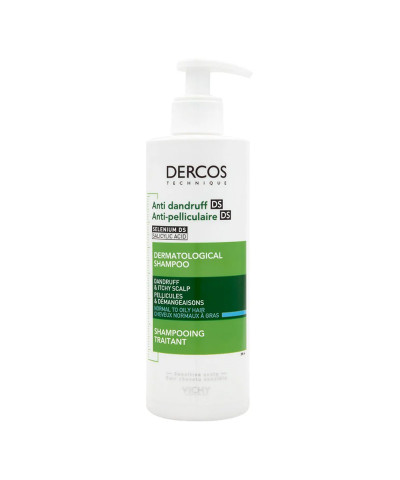 Shampoo Anticaspa Cabello Normal A Graso Dercos 400 Ml