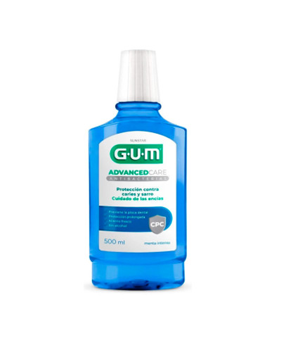 Enjuague Bucal Gum Advanced Care Menta Intensa X 500 Ml