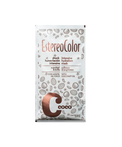 Tratamiento Estereocolor Shock Humectación Intensiva Con Aceite De Coco X 50 Ml