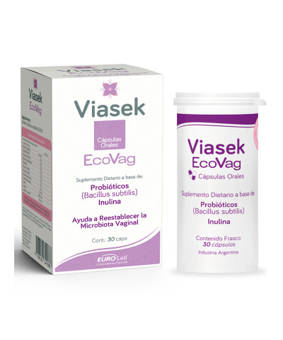 Viasek Ecovag Simbióticos X 30 Cápsulas