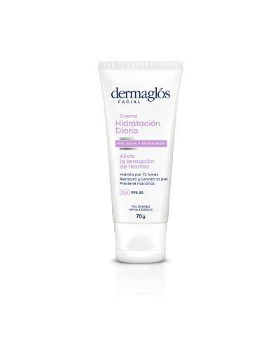 Crema Facial De Dia Dermaglós Rehidratación Intensiva X 70 Ml