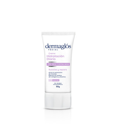 Crema Facial Dermaglós Piel Seca De Noche X 50 Gr