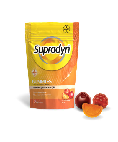 Supradyn Gummies Suplemento Dietario Con Q10 X25 Pastillas Masticables