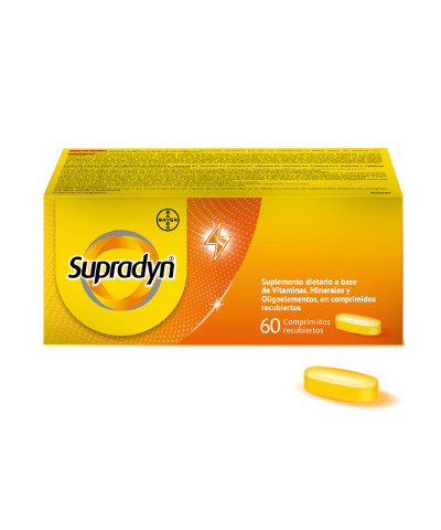Supradyn Suplemento Dietario Multivitamínico X 60 Comprimidos Recubiertos