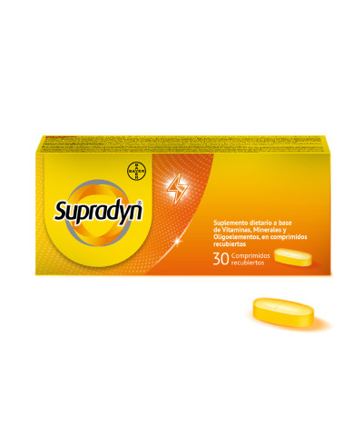 Supradyn Suplemento Dietario Multivitamínico X 30 Comprimidos Recubiertos