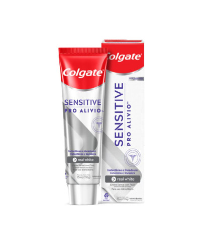 Crema Dental Colgate Sensitive Real White X 110 Gr