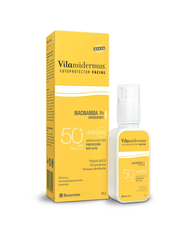 Fotoprotector Vitamidermus Facial Fps50 X 60 Ml