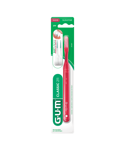 Cepillo Dental Gum Classic Suave 211  X 1 Unid