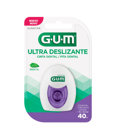 Hilo Dental Menta Ultra Deslizante  Gum X 40 Mts