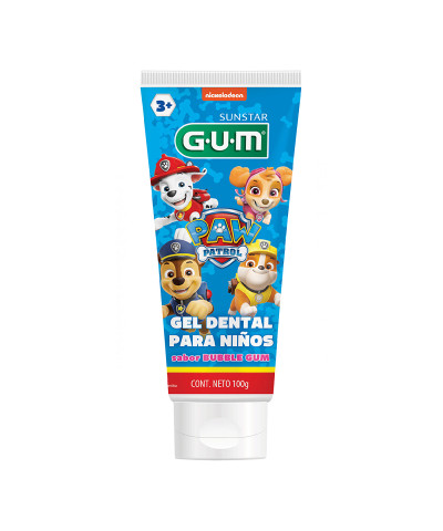 Pasta Dental Gum Paw Patrol Sin Bubble +3 Años X100gr