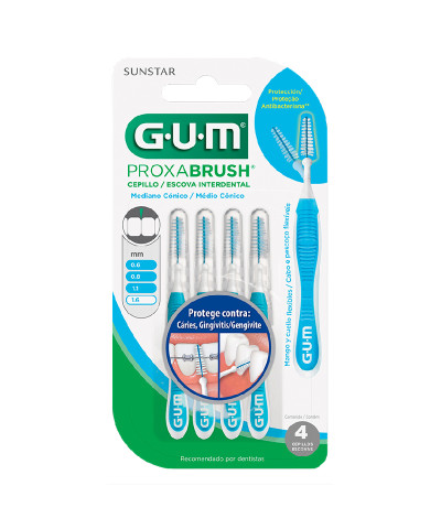 Cepillos Interdentales Gum Proxabrush 1,6 Mm X 4 Unid