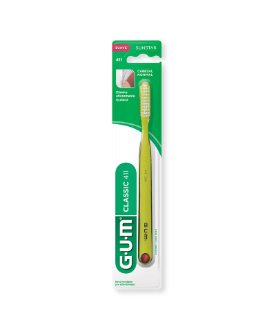 Cepillo Dental Gum Classic Suave 411 X 1 Unid