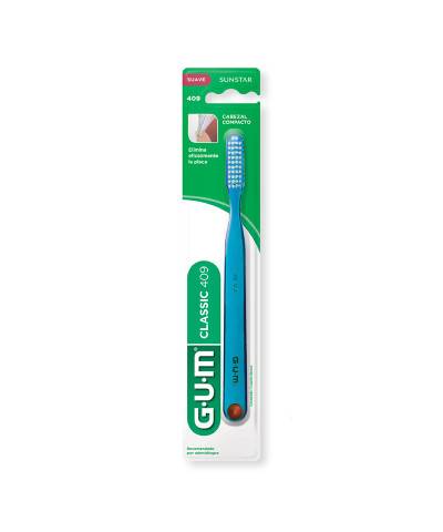 Cepillo Dental Gum Classic Suave 409 X 1 Unid + 2 Soft Picks