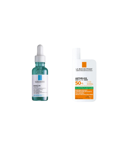 COMBO 2 (EFFACLAR SERUM + UV MUNE FLUIDO OIL CONTROL)