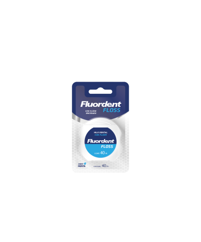 Hilo Dental Floss Encerado Menta Fluordent