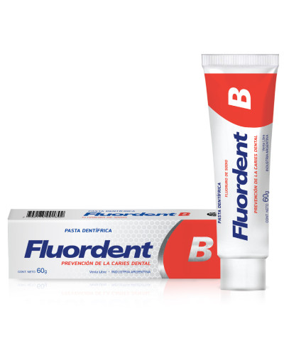 Fluordent B Pasta Dental Anticaries Con 1000 Ppm Flúor X 60 G