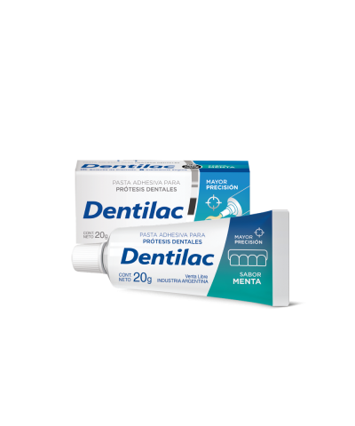 Crema Adhesiva Sabor Menta Dentilac 20 Gr