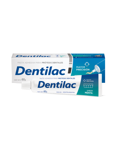 Crema Adhesiva Sabor Menta Dentilac 60 Gr