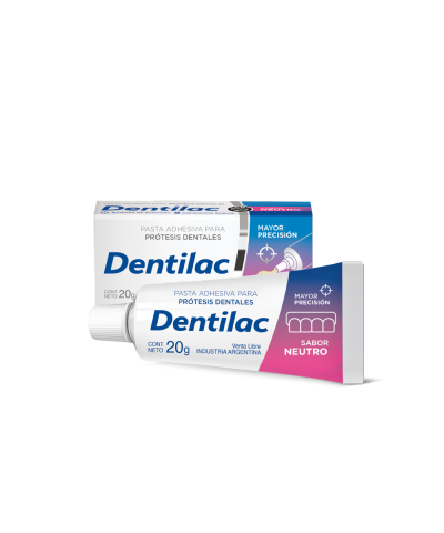 Dentilac Adhesivo Para Prótesis Dentales Máxima Fijación 20 G