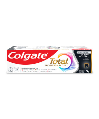 Pasta Dental Colgate Carbon Activado X90gr