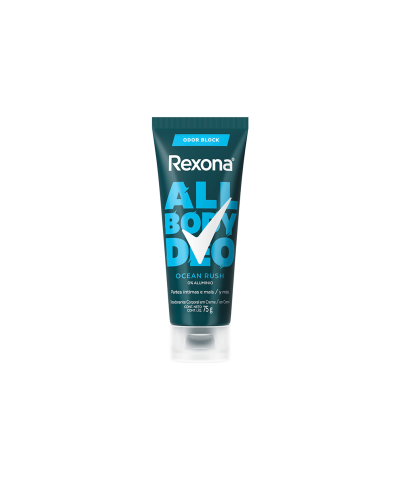 Desodorante En Crema Para Todo El Cuerpo Rexona All Body Deo Ocean Rush X 75 Gr