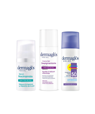 Kit Facial Dermaglós Despigmentante Manchas + Protector Solar
