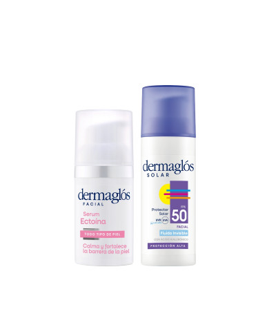 Kit Facial Dermaglós Serum + Protector Solar Facial Fluido