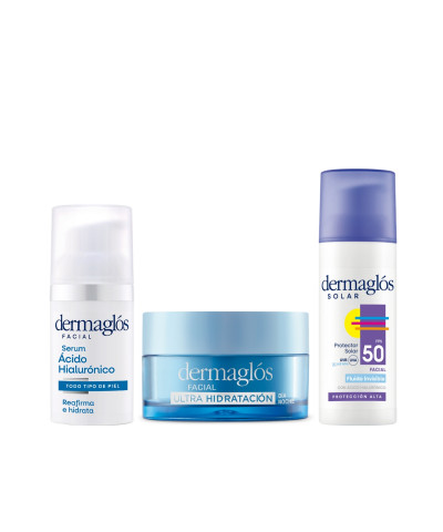 Kit Dermaglós Hidratación ácido Hialurónico Protección Solar