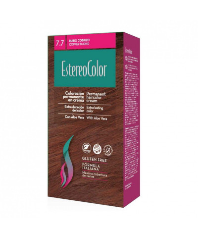 Estereocolor Coloracion Permanente En Kit 7.1 Rubio Ceniza