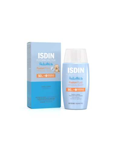 Fotoprotector ISDIN Fusion Fluid Mineral Baby Pediatrics SPF 50
