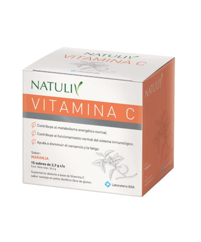 Suplemento Dietario Vitamina C Natuliv X 15 Sobres